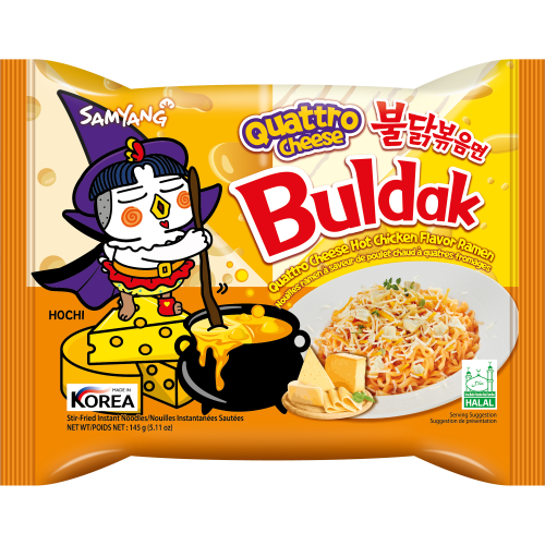 Samyang Buldak Quattro Cheese halal 100%