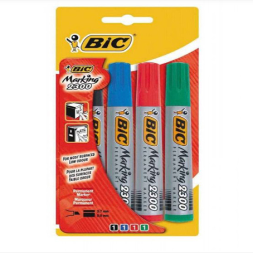 Pack De 12 Marqueur Bic Marking 2000 Ecolutions Noir