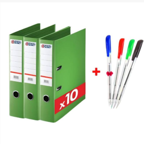 Classeur à Levier Purple Essential Dos 75mm Gris