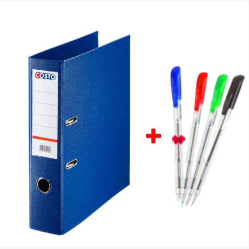 Classeur à Levier Purple Dos 55 Rose