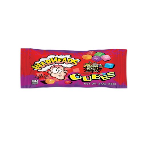 Warheads cubes sour sweet fruity 56G