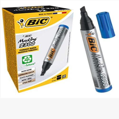 Pack De 12 Marqueur Bic Marking 2000 Ecolutions Noir