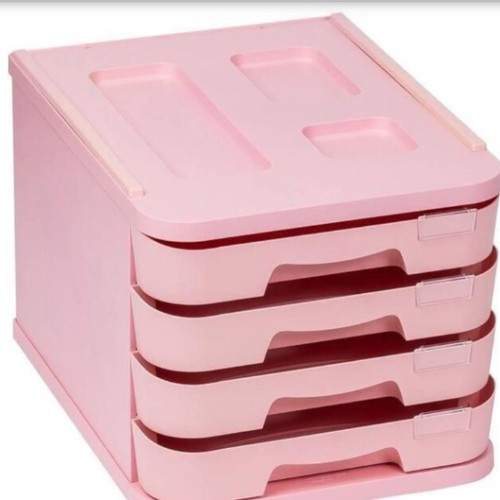 Bloc Faibo 4 Tiroirs Vert Pastel Opaque