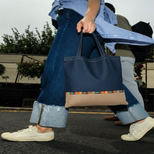 Sac en laine orangé – Pièce unique