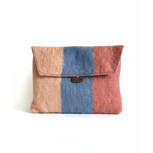 Sac en laine orangé – Pièce unique