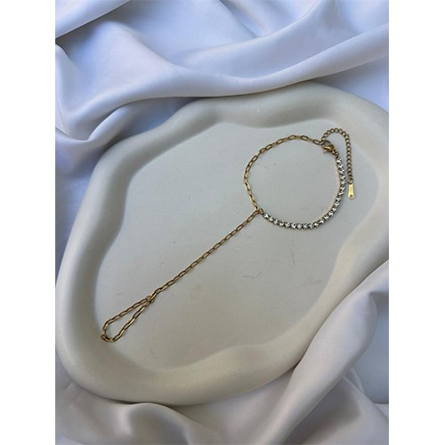 Bracelet-Bague Élégant