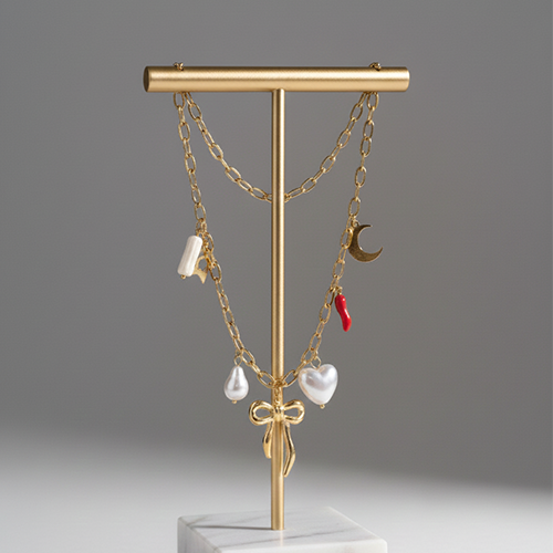 Collier Fitiches doré