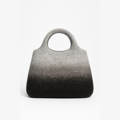 Sac en laine bleu – Pièce unique