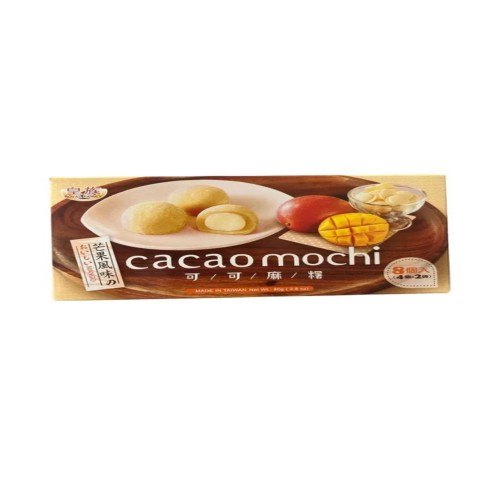 mochi au cacao et à la mangue