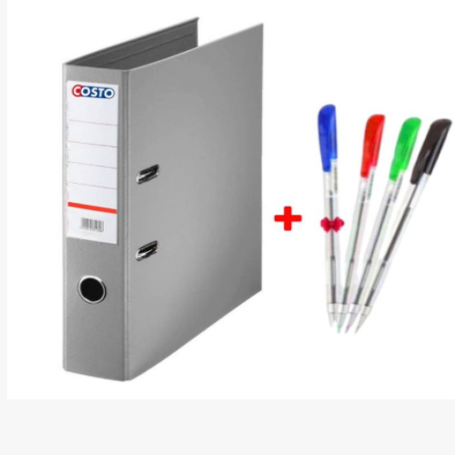 Classeur à Levier Purple Dos 55 Vert