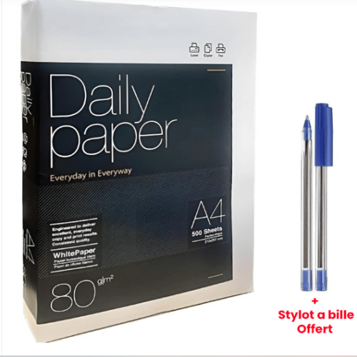 Rame Papier Purple A4 500 Feuilles 80g/m² Blanc