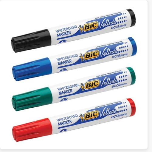 Boite de 20 Stylos à Bille BIC Cristal Up - Bleu