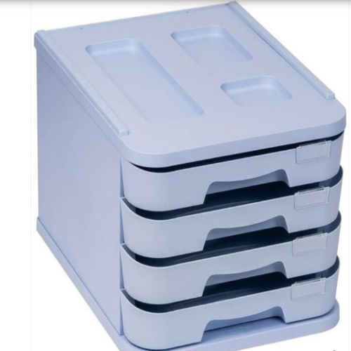 Bloc Faibo 4 Tiroirs Vert Pastel Opaque