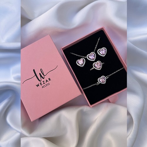 Box 4 Pièces Pandora rose